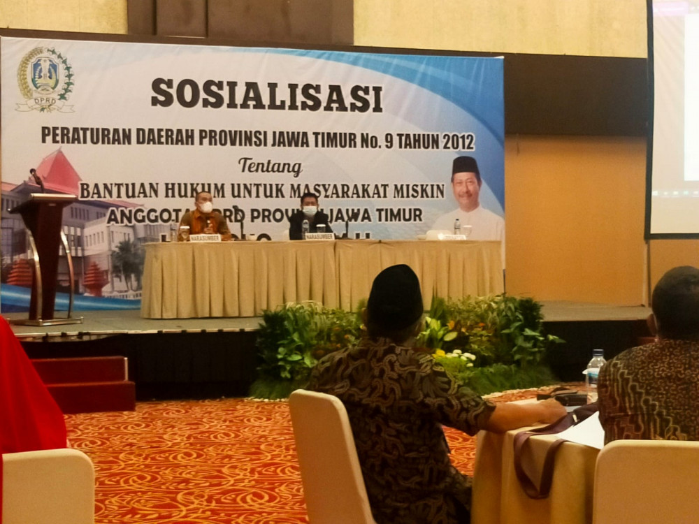 Kurang Maksimal Sosialisasi, Pemprov Jatim Berikan Layanan Bantuan Hukum Untuk Maskin